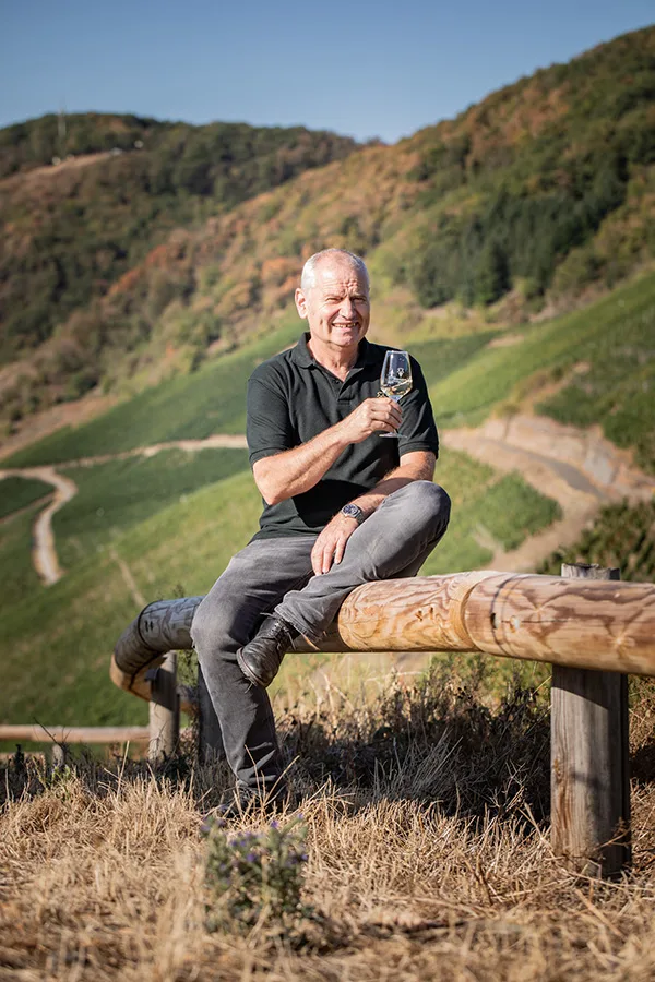 Peter Stahl im Weinberg am Mittelrhein